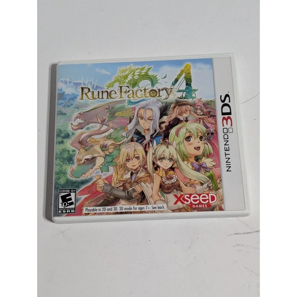 Rune Factory 4 (Nintendo 3DS, 2013) CIB Authentic Tested - XSEED Games RPG‎